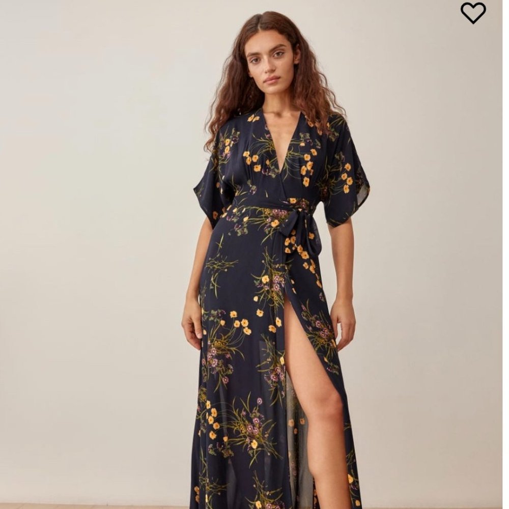 Reformation Winslow Dress, XS Color: Mademoiselle